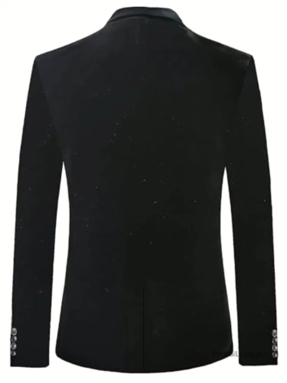 Men's Velvet Blazer Slim Fit 2 Button Sport Coat Tuxedo Jacket Prom Wedding